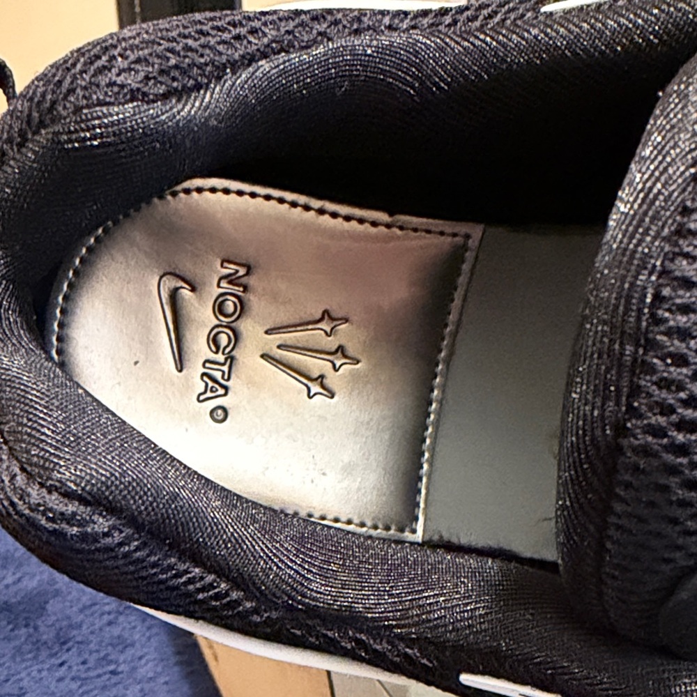 Nike Men's Black and White Athletic Shoes/Nocta - Picture 5 of 7